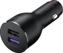 Car charger + USB-C Data cable - Supercharge (Max 40W) Black
